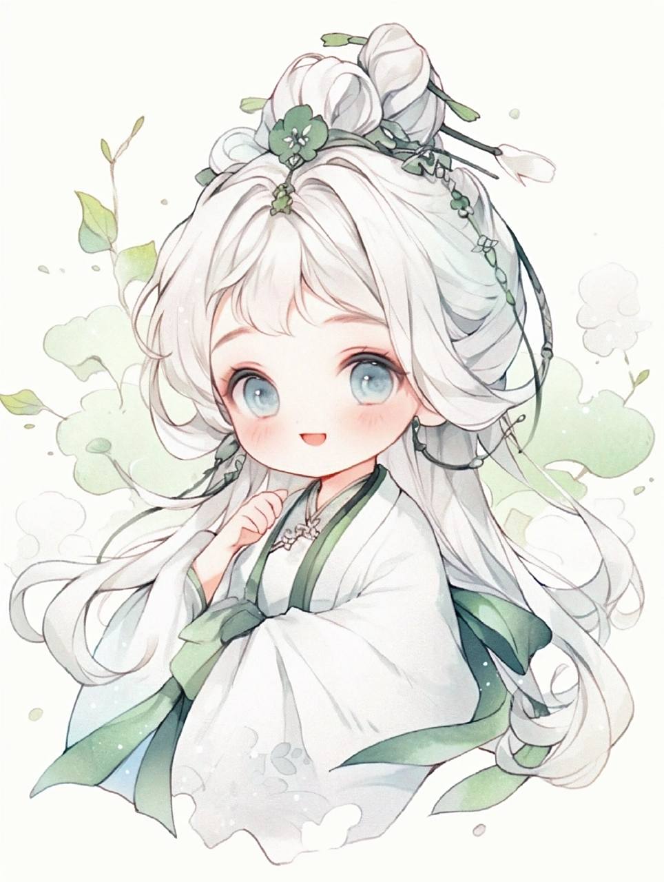 q版古风女生头像