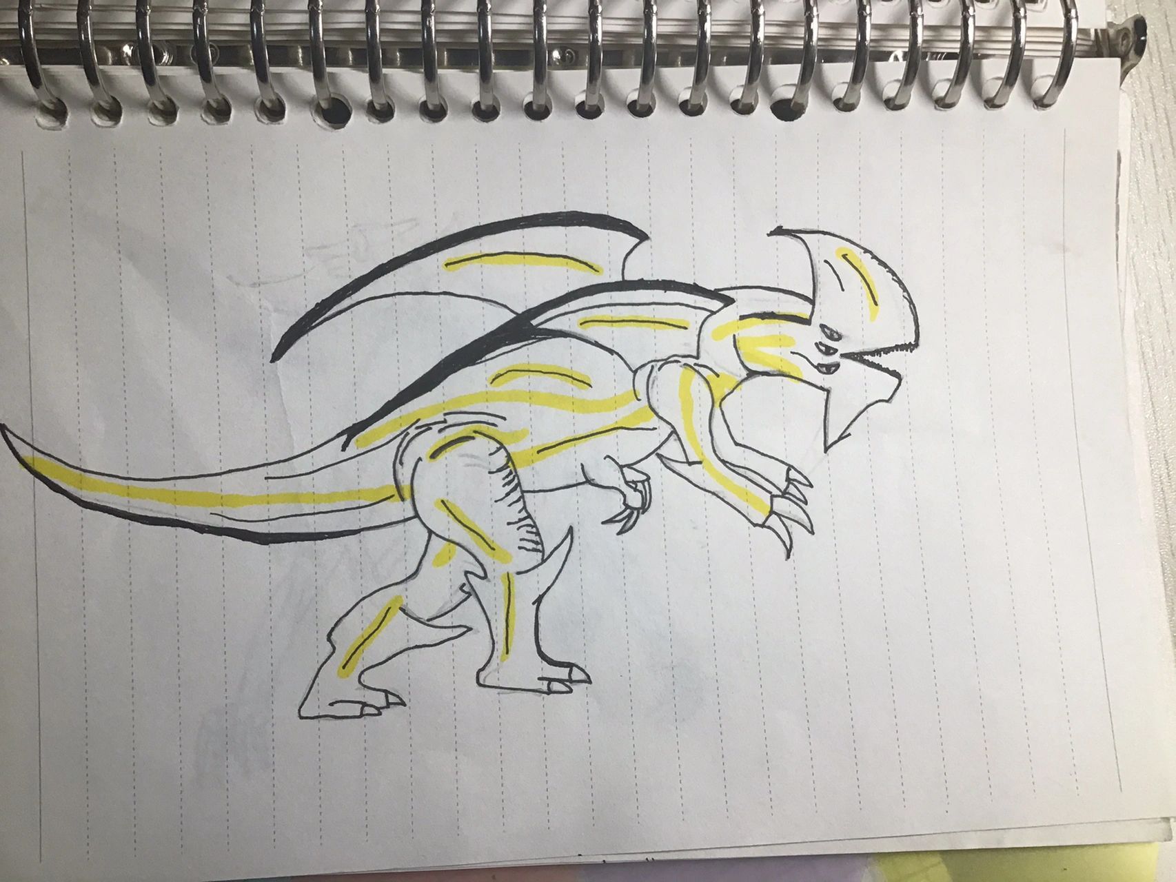 环太平洋怪兽简笔画