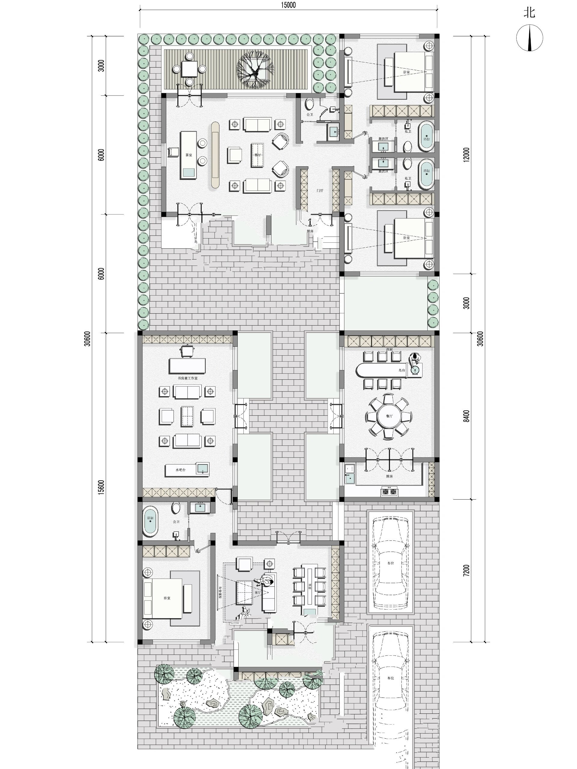 15x30米自建别墅