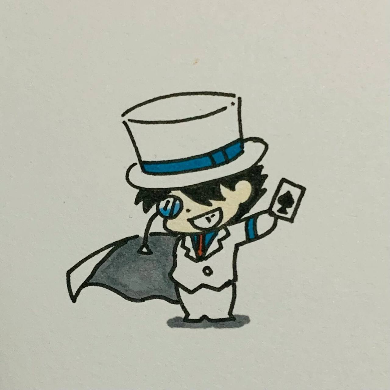 简笔画分享/名侦探柯南/手绘 这次发的柯南的,大家画起来吧!