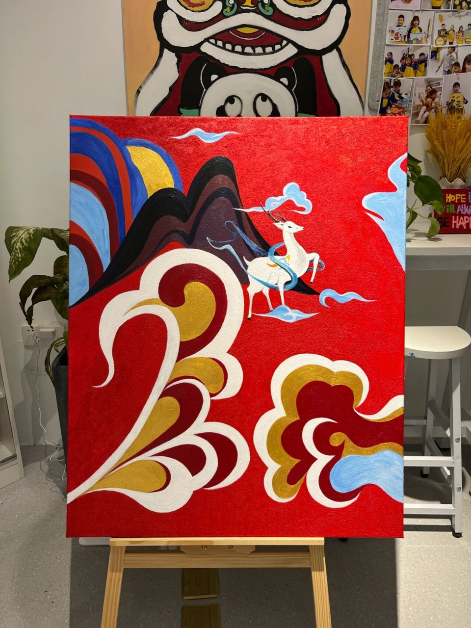 敦煌壁画|九色鹿💡加入了自己的随心所欲 年前看到小红薯上很多关于