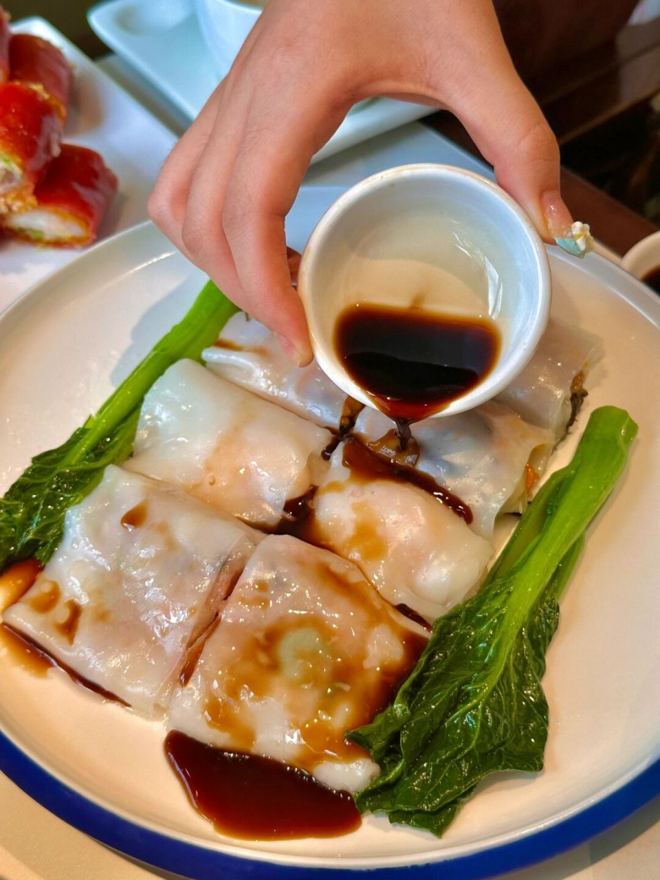 02中午和朋友约了这家中式点心07真的好好吃啊 红米虾肠又嫩又鲜