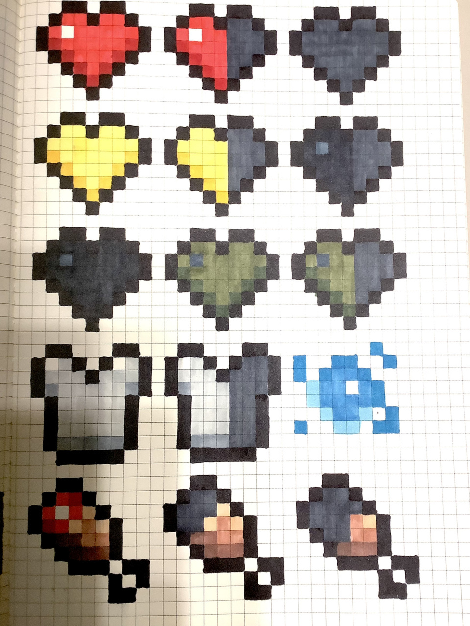 我的世界像素画 这玩意标题不知道怎么写,只能这样了 付一小部分图片