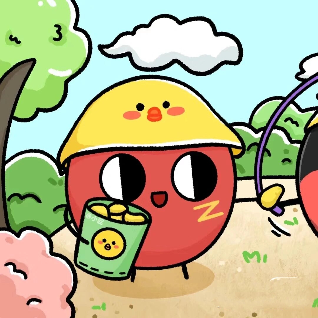 蛋仔派对,红小豆头像