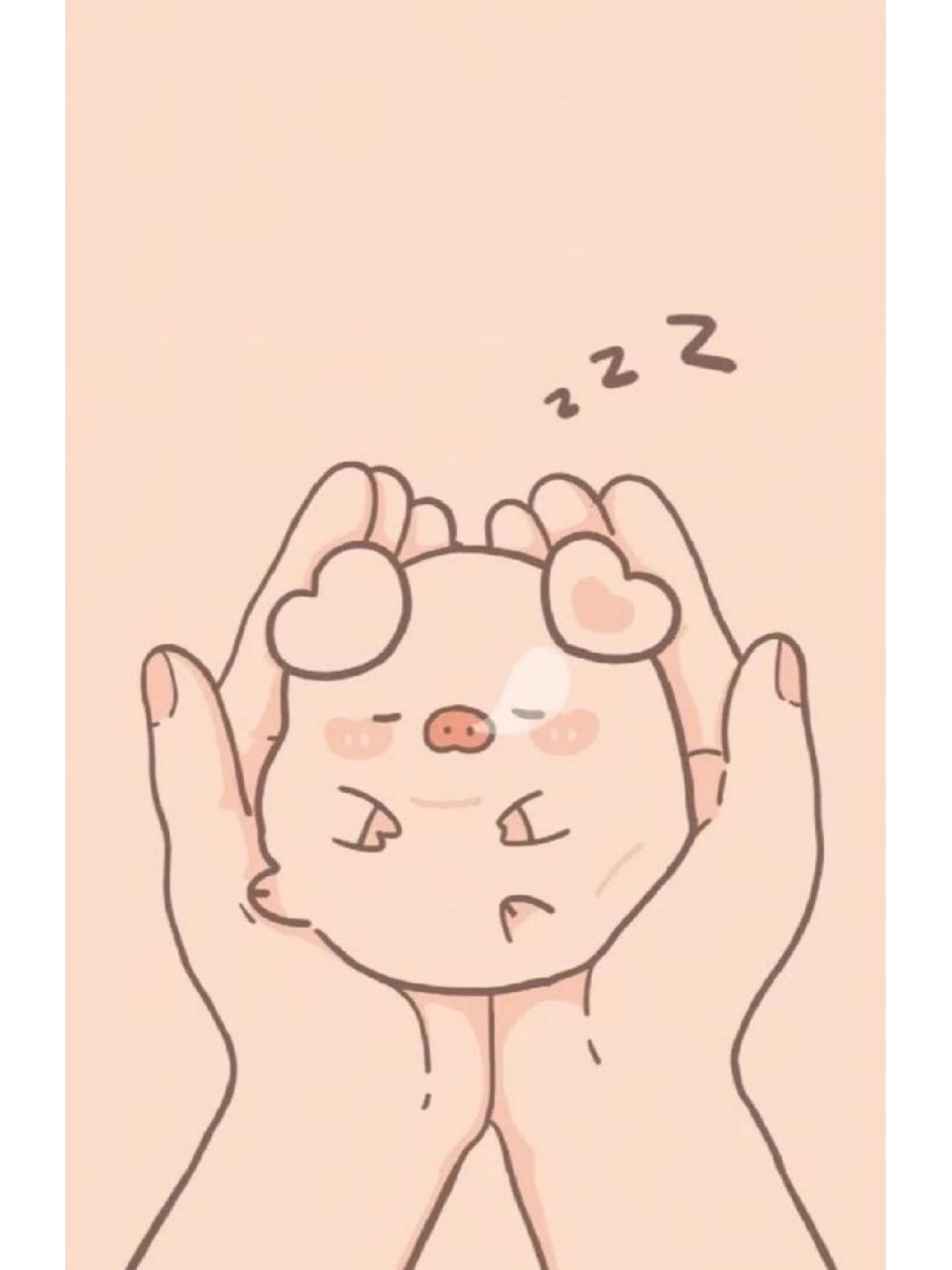 可爱小猪系列壁纸!快拿走!