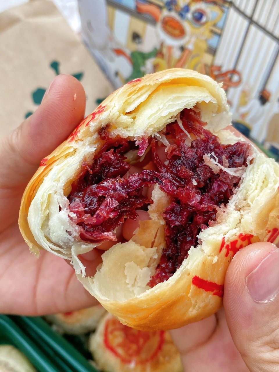 99泸溪河一定要吃的鲜肉月饼7515太惊艳了01 我买的早上刚