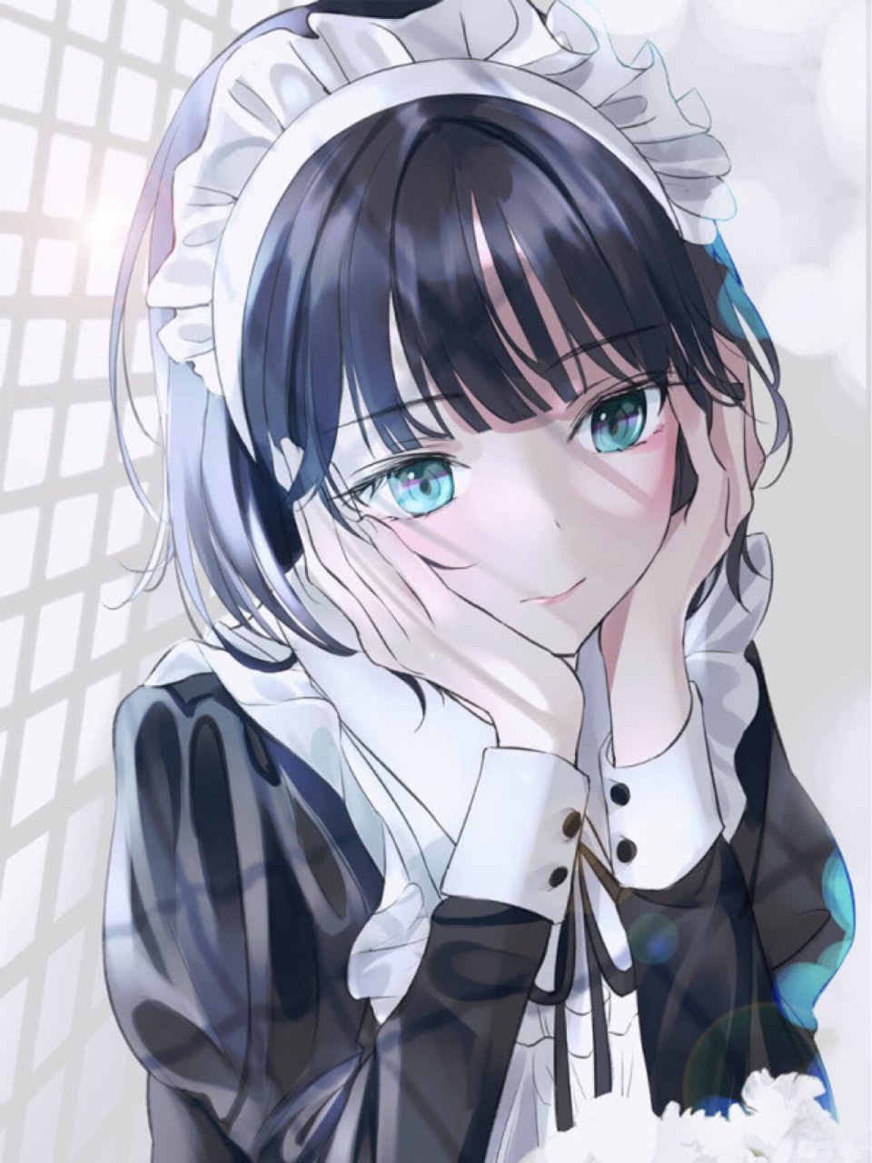 二次元壁纸 动漫少女 女仆咖啡店来了7515