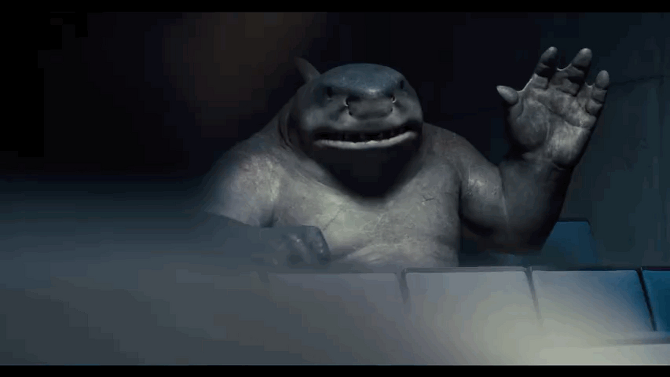 《x特遣队:全员集结》发布一张"鲨鱼王"纳纳塞的角色海报,hand~ 影片