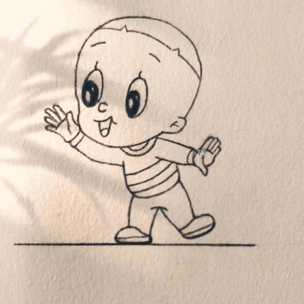 挑战99幅简笔画|大头儿子～ 92生活不可能像你想象得那么好,但也不