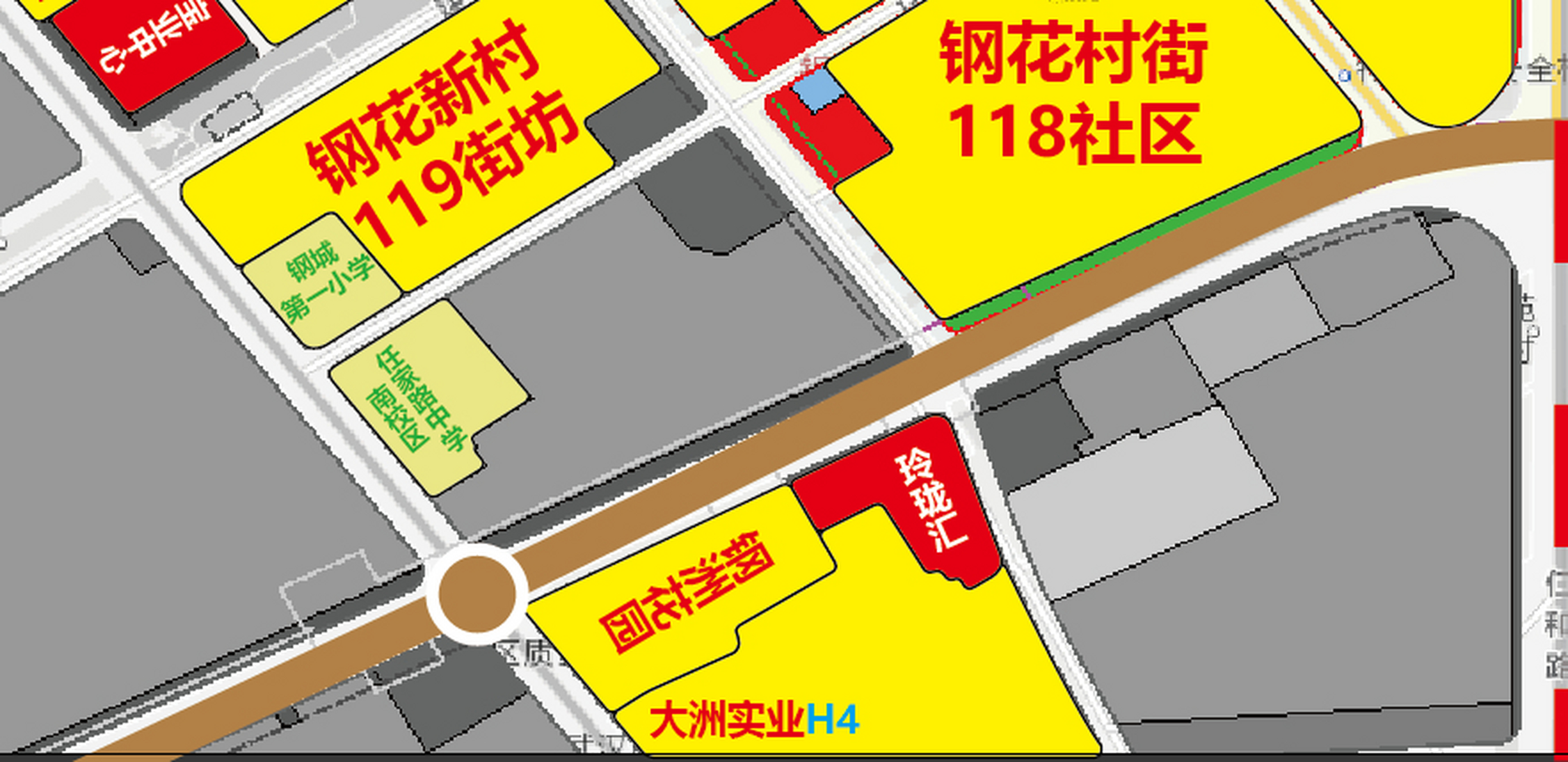 洪山区大洲村城中村综合改造h4还建项目规划方案调整批前公示 武汉