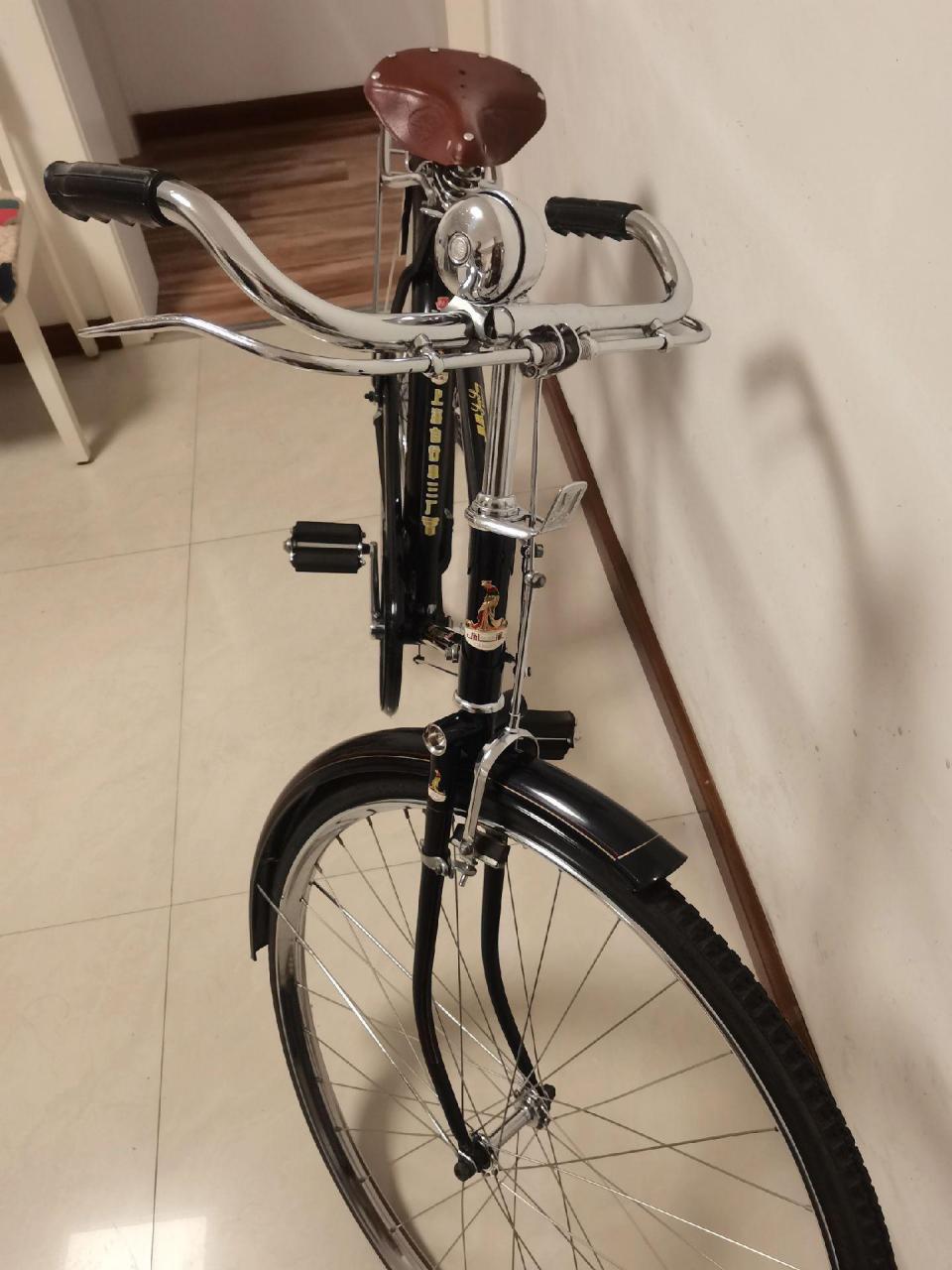 凤凰pa18型 凤凰28自行车 七十年代 老自行车 全车原装原件,前后原装