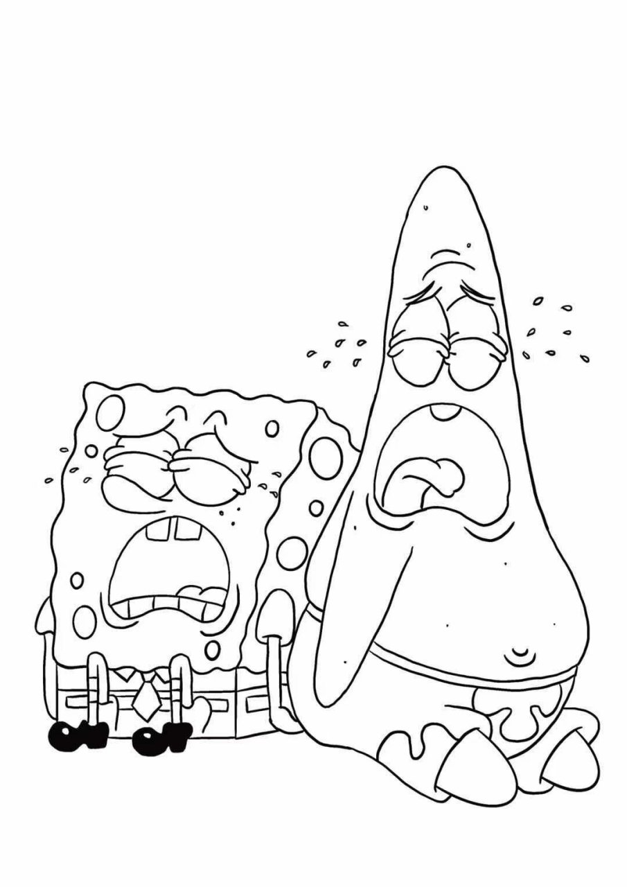 海绵宝宝简笔画