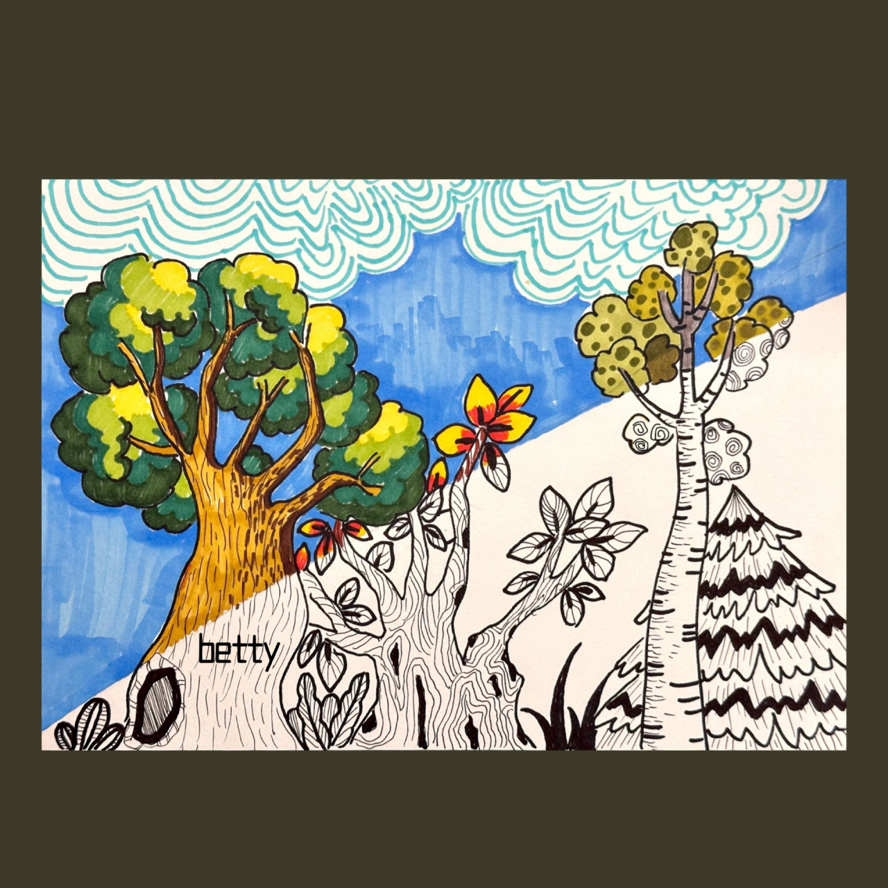 《认识身边的树98》三种表现形式