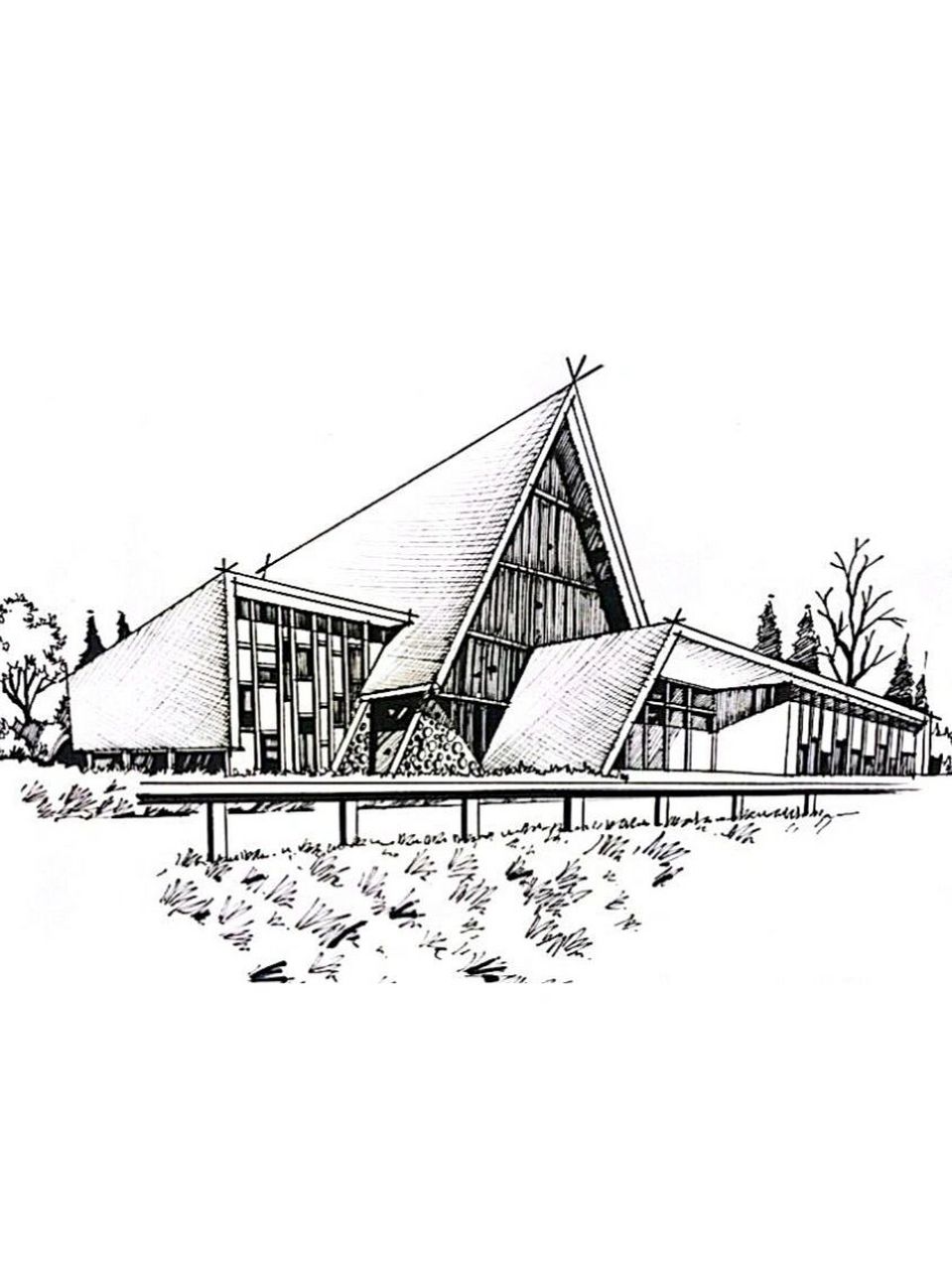 92建筑速写|建筑生日常 坚持画画 学了这么多年的建筑,除了会画画