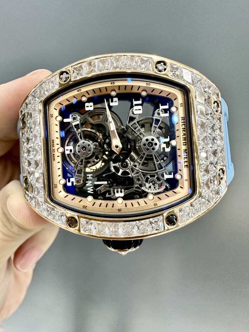 千万级 手表理查德米勒 顶配版rm17-01 理查德米勒 顶配版rm17-01方糖