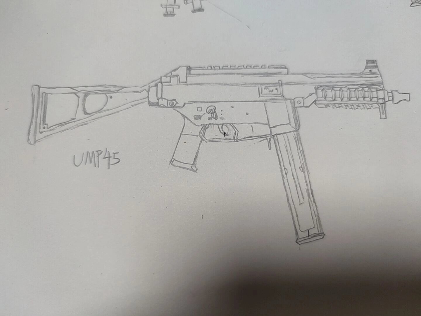 ump45怎么画简单又帅气图片