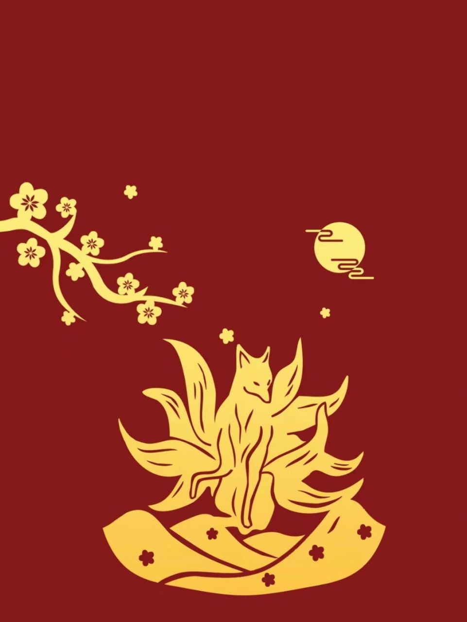 最近大家要狐仙壁纸的好多喔 再来两张新款 送给大家 助大家得良缘