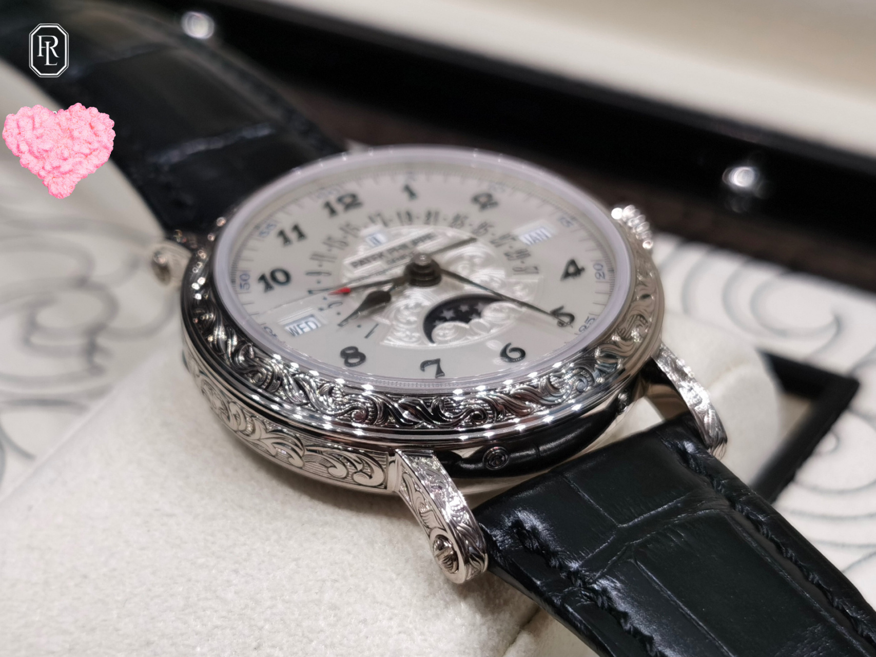 百达翡丽 patek philippe grand complications white gold 40mm 5160