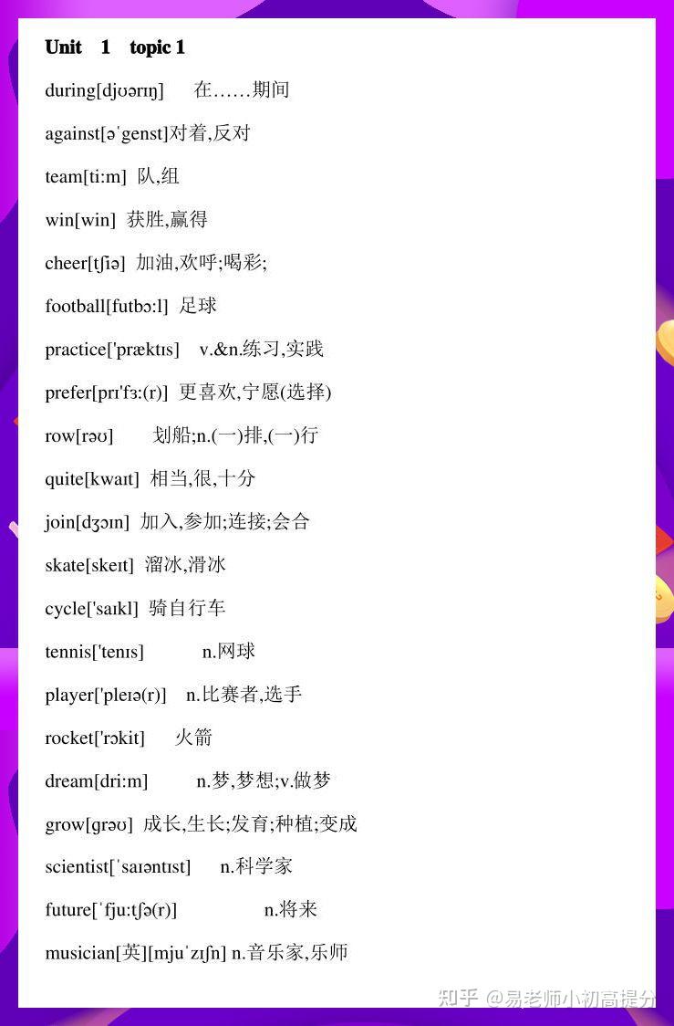 新仁爱八上英语单元语法精炼，开学领跑全班的简单介绍