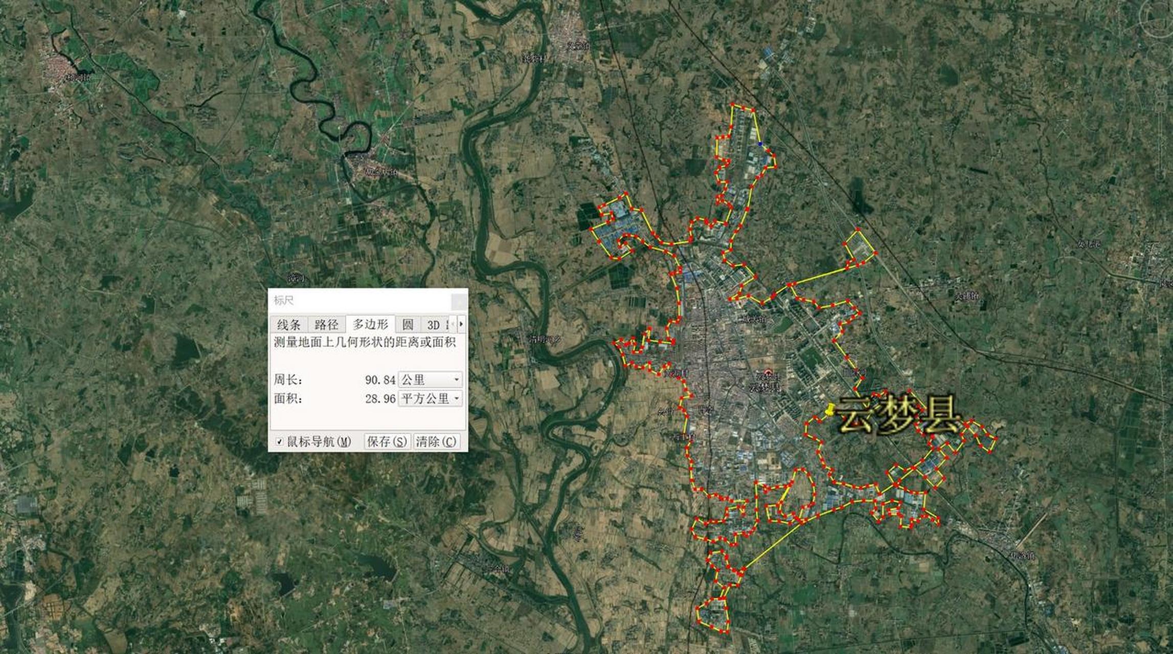 孝感市面积图片