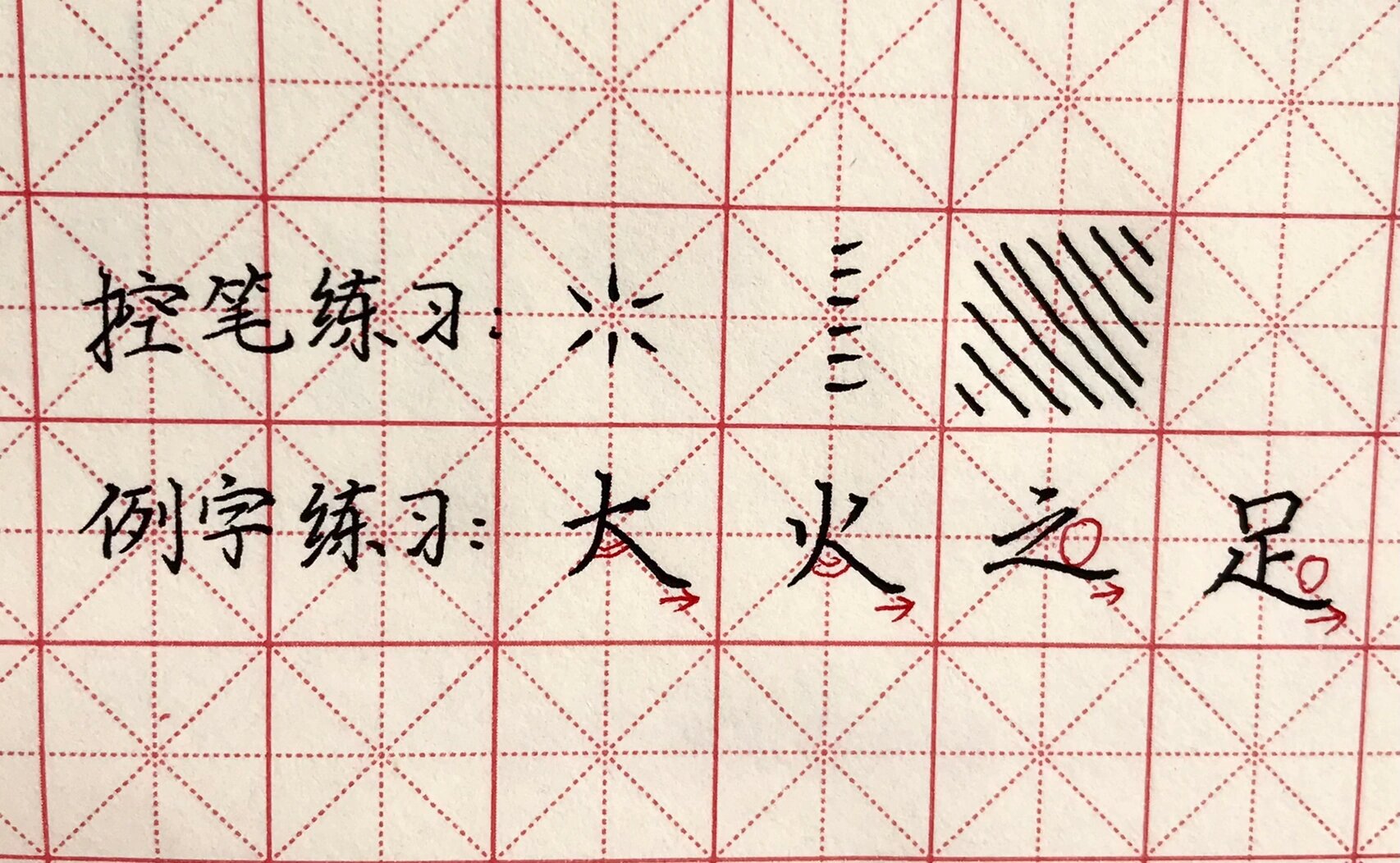 硬笔书法第四课/如何写好捺画 硬笔书法第四课