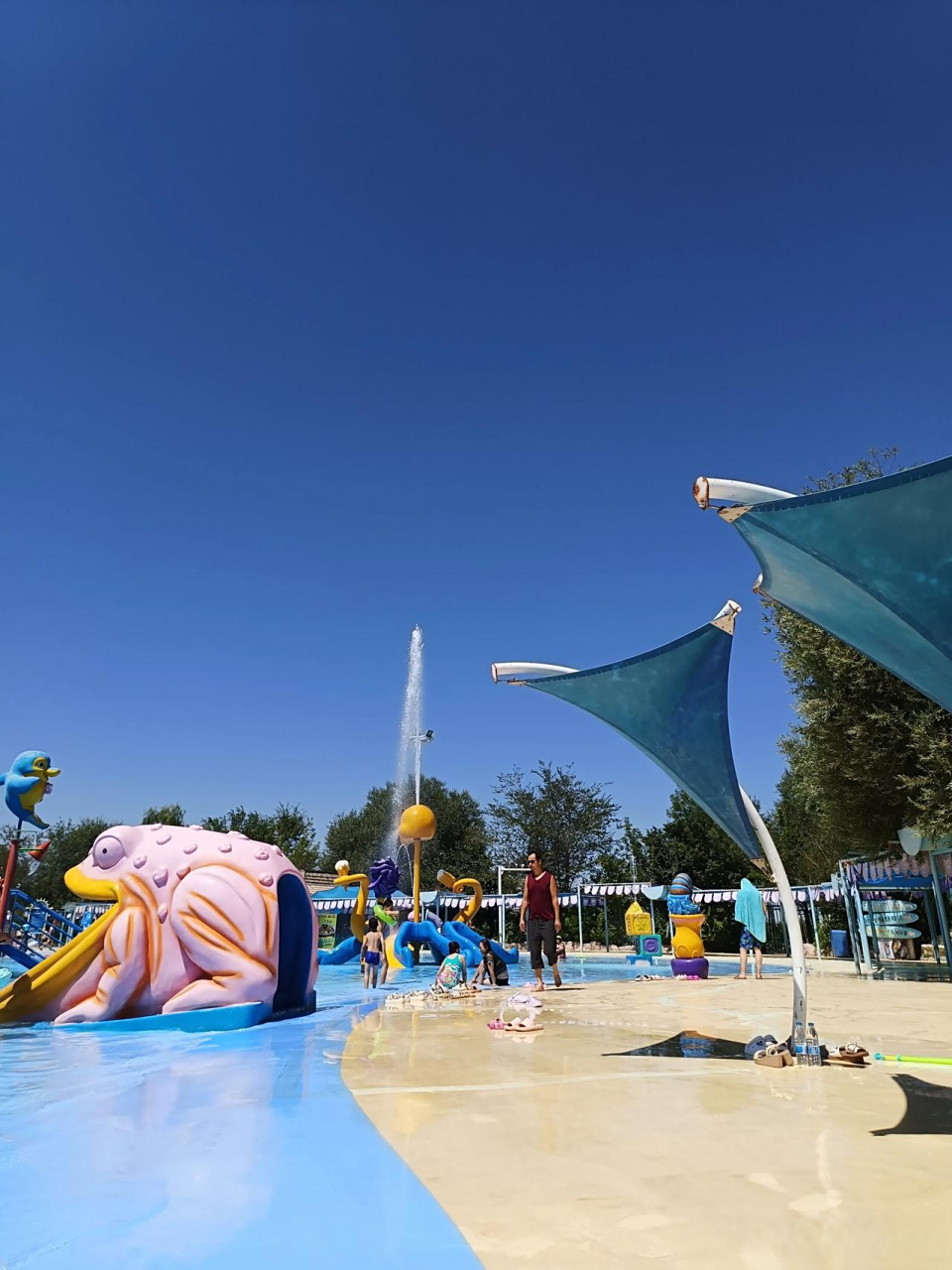 昌吉杜氏旅游水世界,小朋友们心心念念的,酷暑高温就想玩水,虽说不大