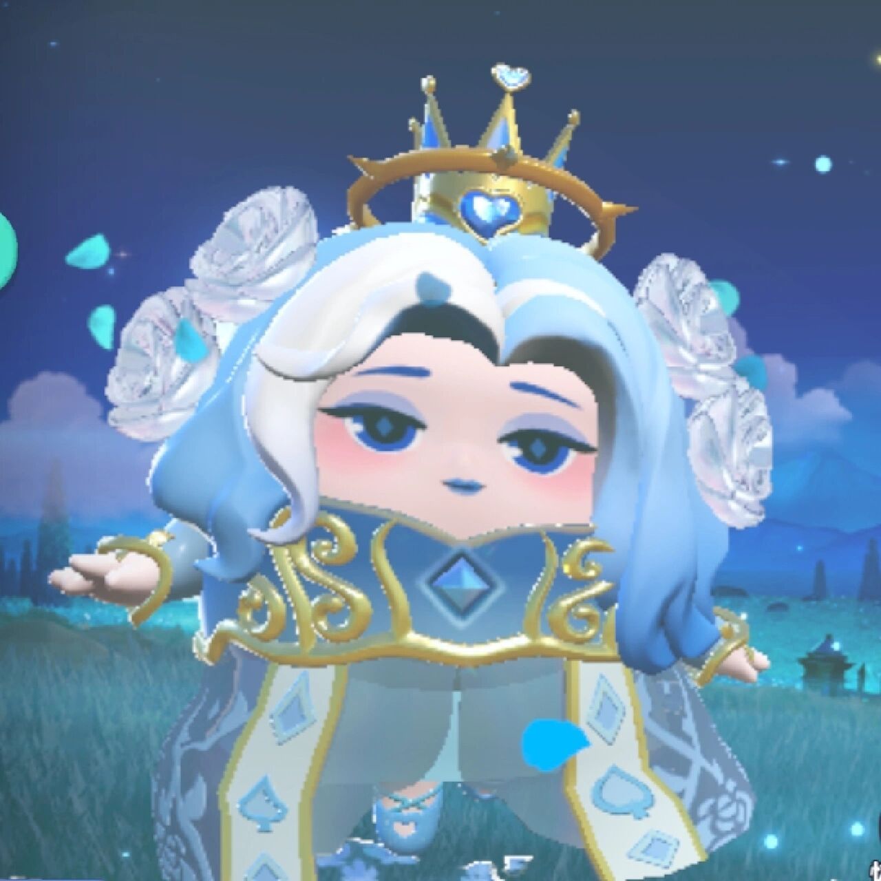 蛋仔派对/蔷薇白皇后/图片/底图 自截 用时需