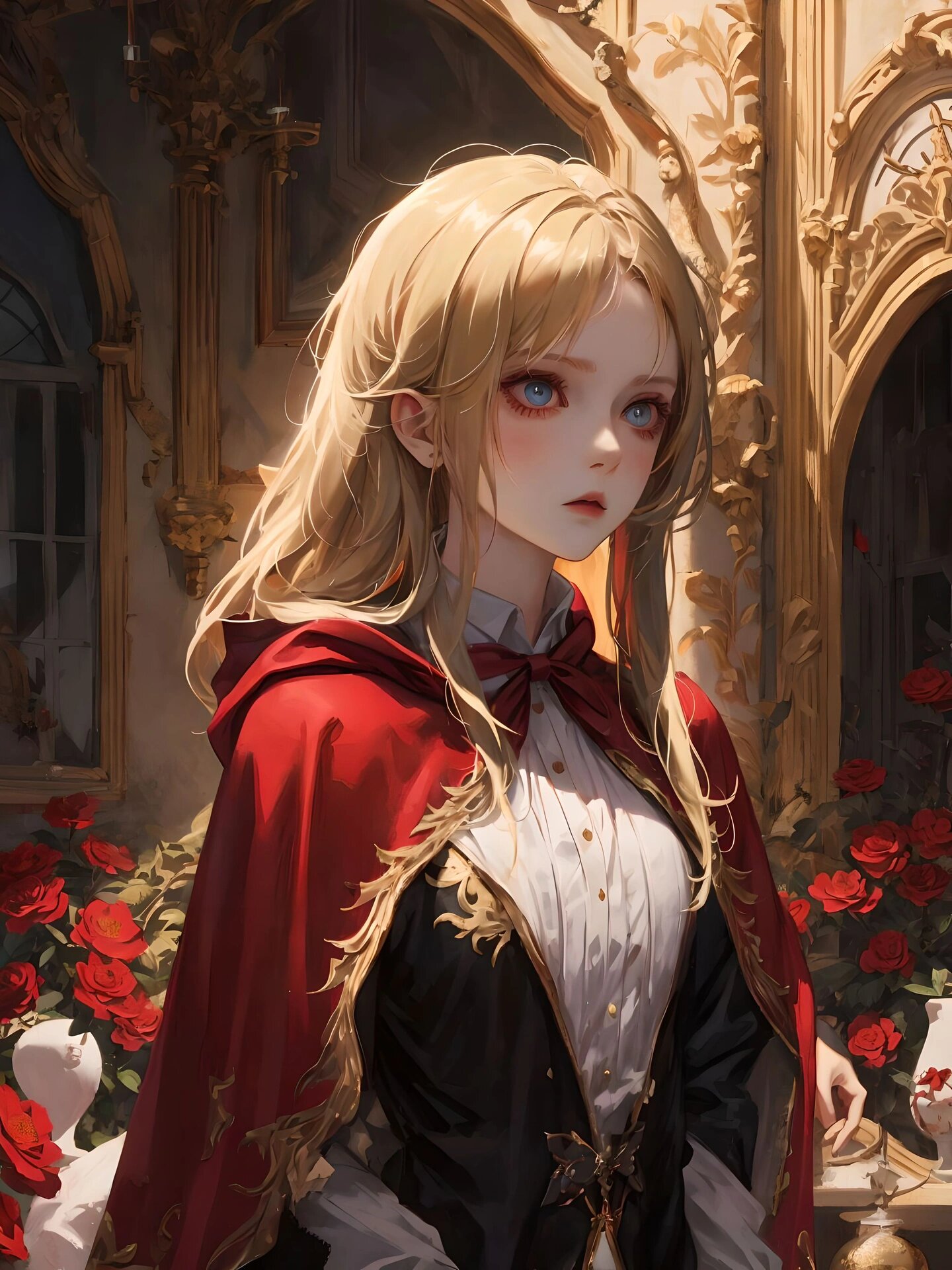 暗黑版小红帽图|你以为我看不出那是狼?