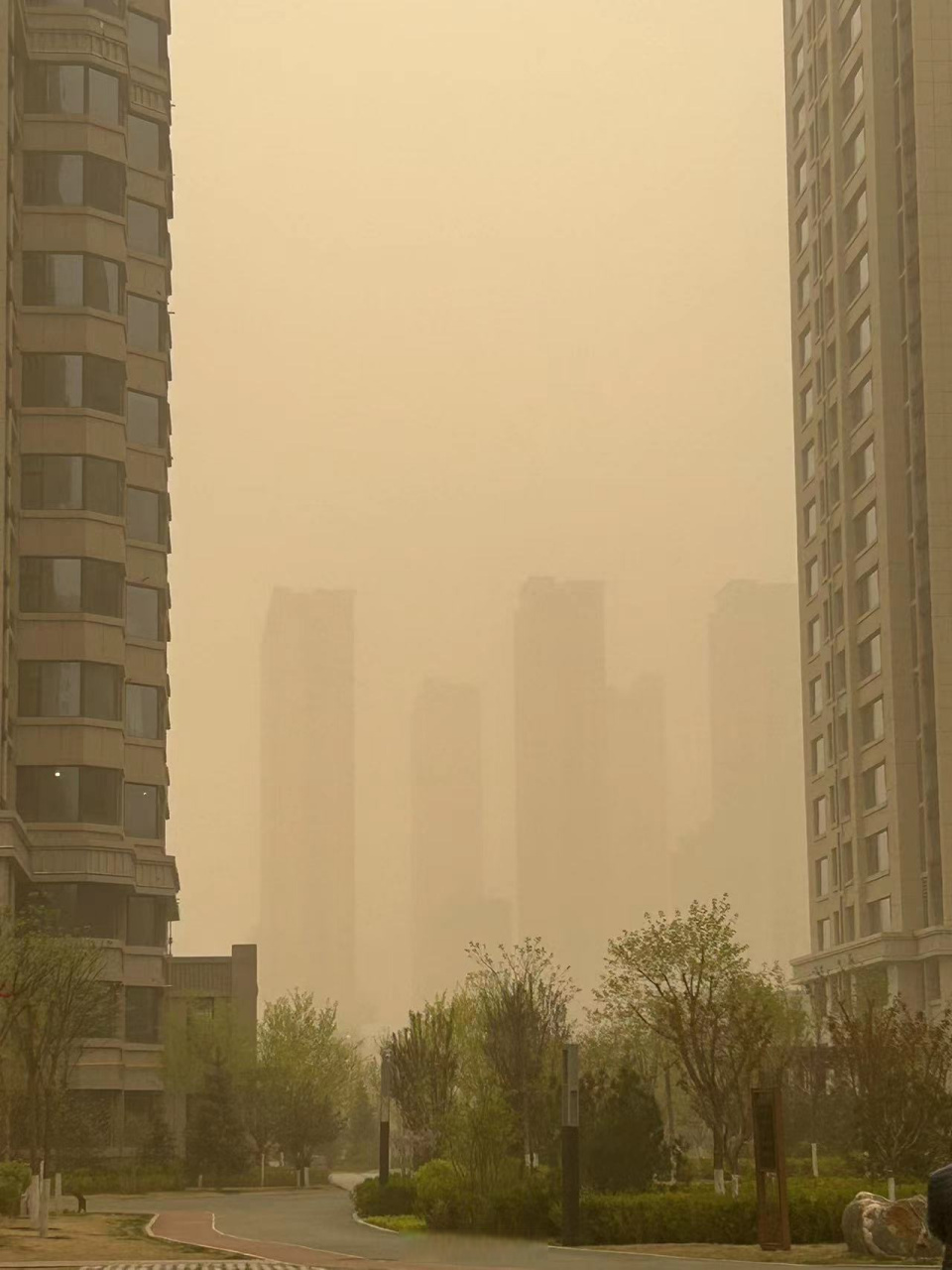 榆林夜撩# 今天这样的扬沙天气,好像已经成为了常态,聊一聊这样的