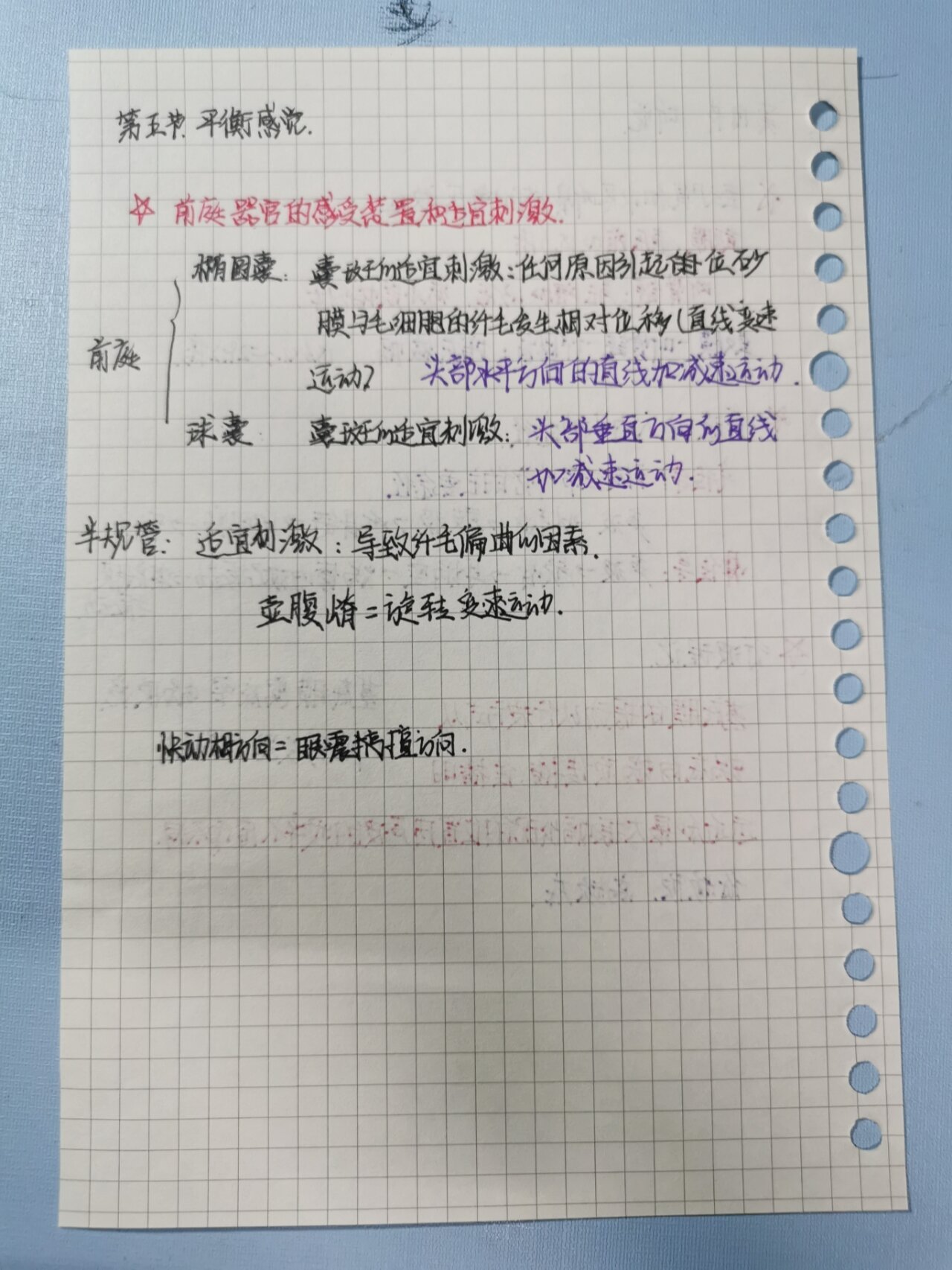 生理学|感觉器(思维导图 笔记)
