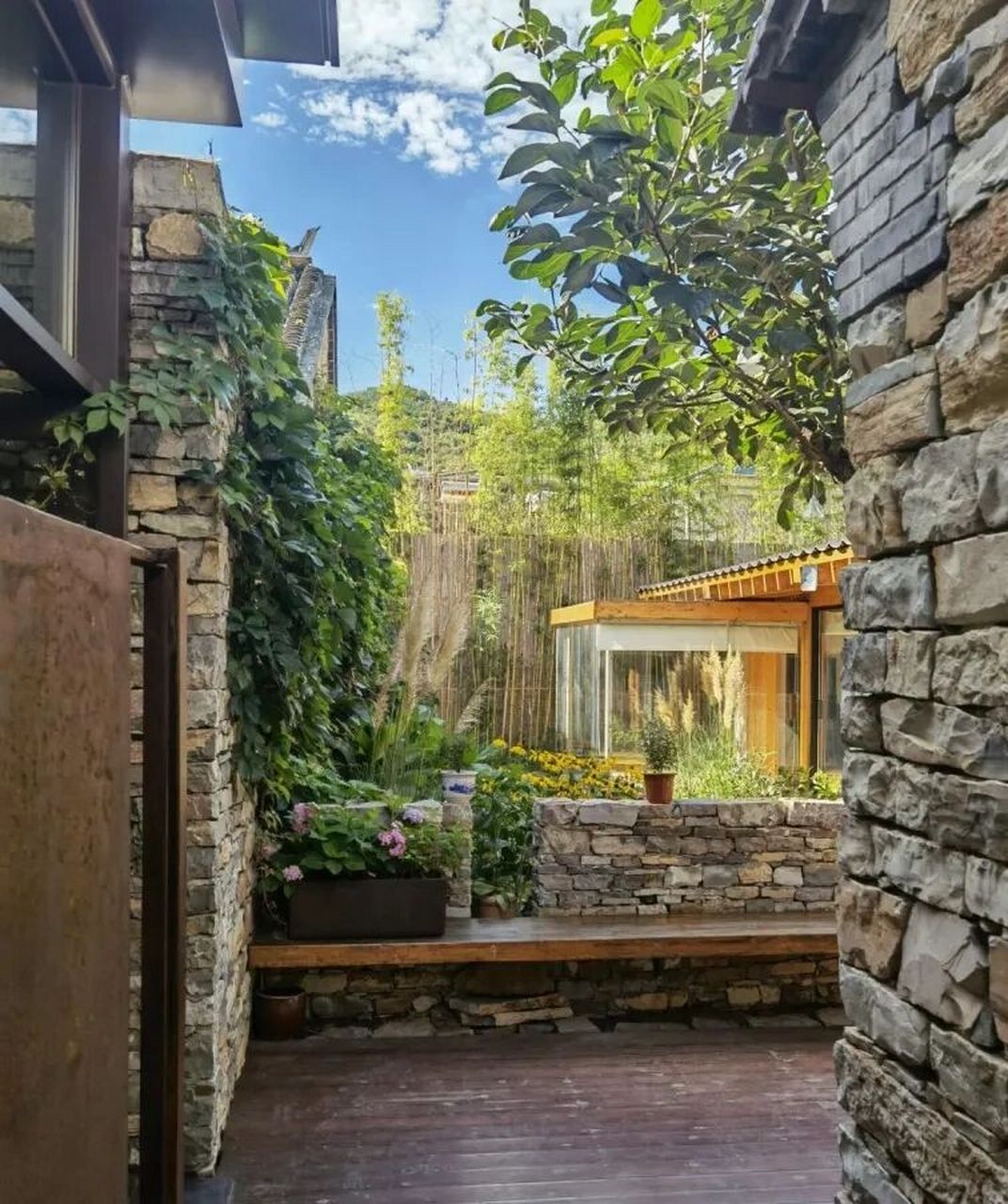 天津散步指南|西井峪文化艺术村94 当你走进村里就会发现 "石头"是