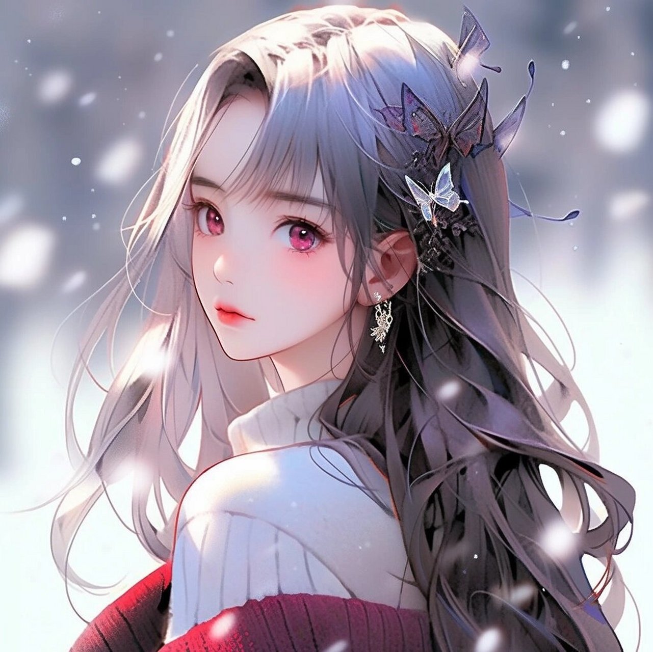 动漫女孩分享,御姐头像,古风韵味十足2024 #动漫女头# #古风头像