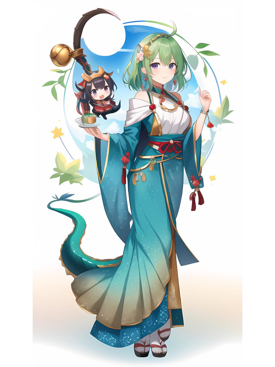 二次元少女版|龙拟人