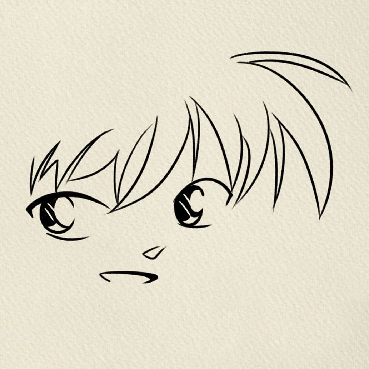 柯南简笔画(24) #简笔画教程# #简笔画# #画个简笔画# #柯南# #寻找