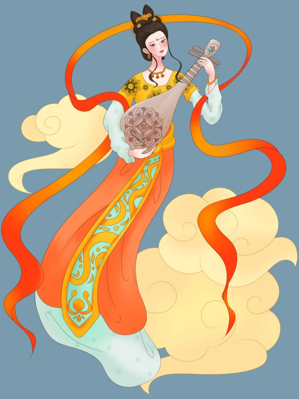 96素材分享 96今日给小94们搜集了ip形象敦煌风人物形象国潮