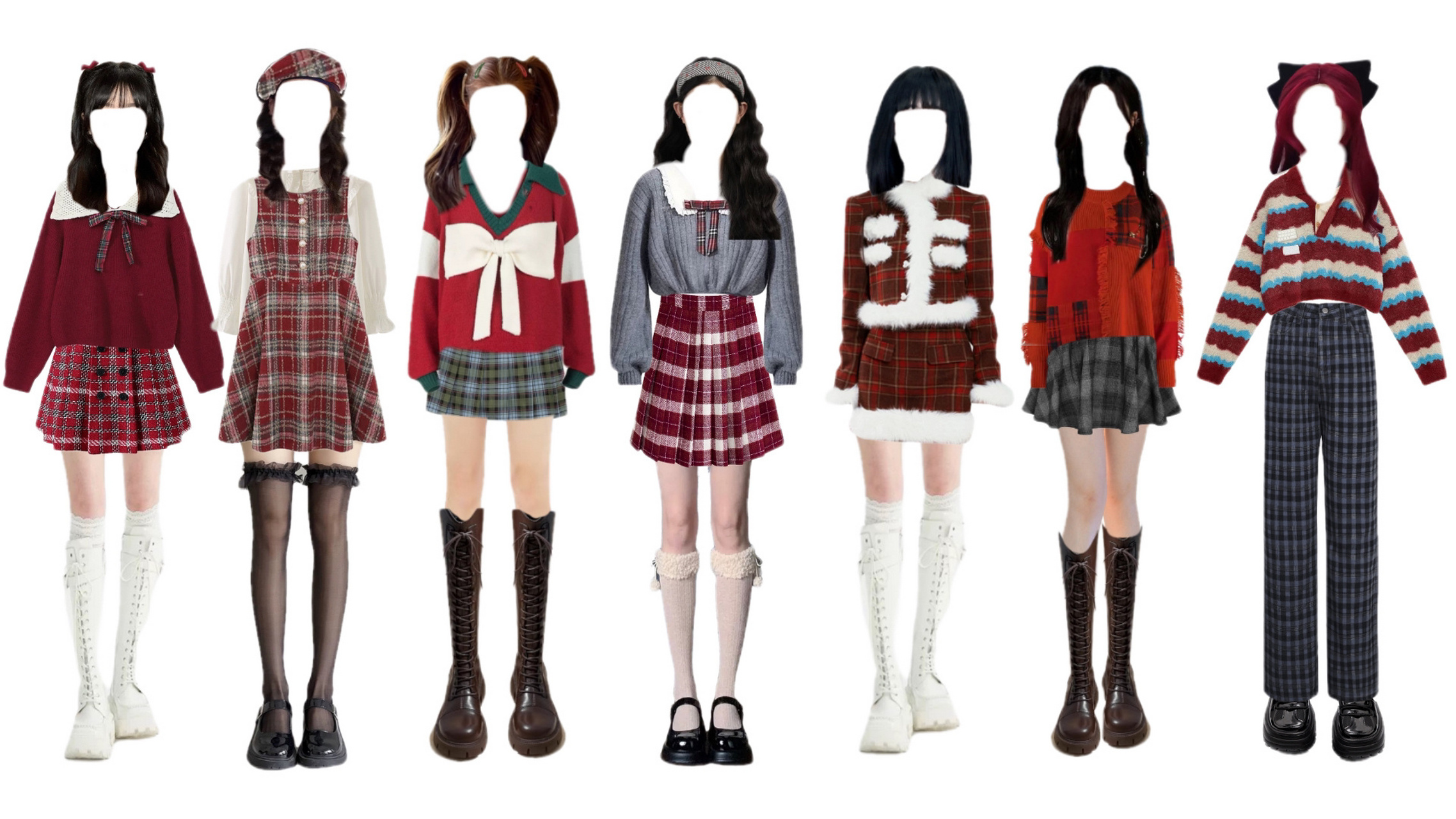 7人| 冬日圣诞风女团打歌服 可以梦一个年末合作舞台吗你们希望看到