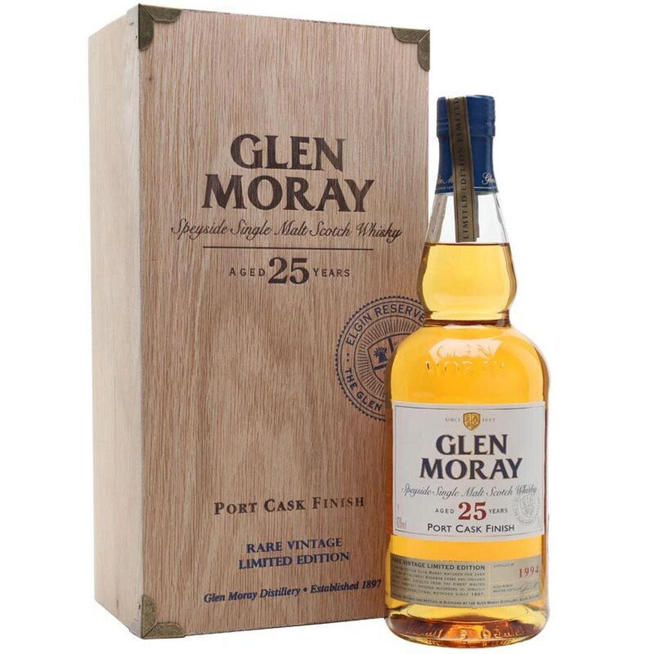 格兰莫雷25年波特桶单一麦芽苏格兰威士忌 glen moray 25 year old