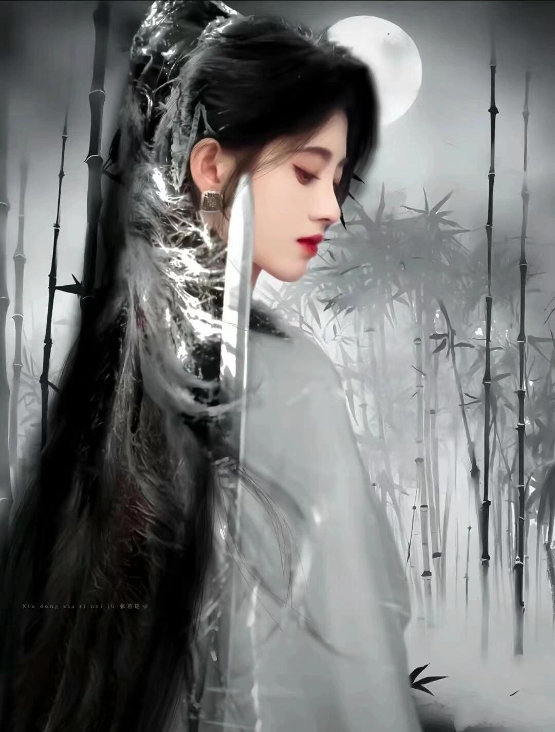 鞠婧祎古风头像