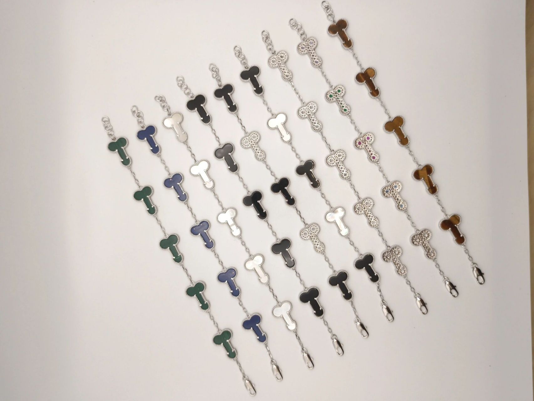 迪克雅宝手链 现货正版银迪克雅宝五花恶搞手链鲁大米同款手饰珠宝