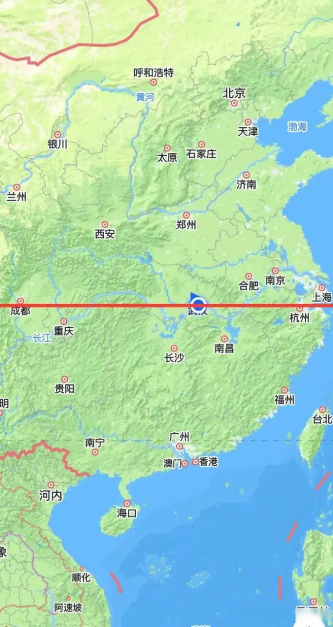 冷知识:成都 武汉 杭州三个城市的纬度一致  看了地图才知道,原来成都