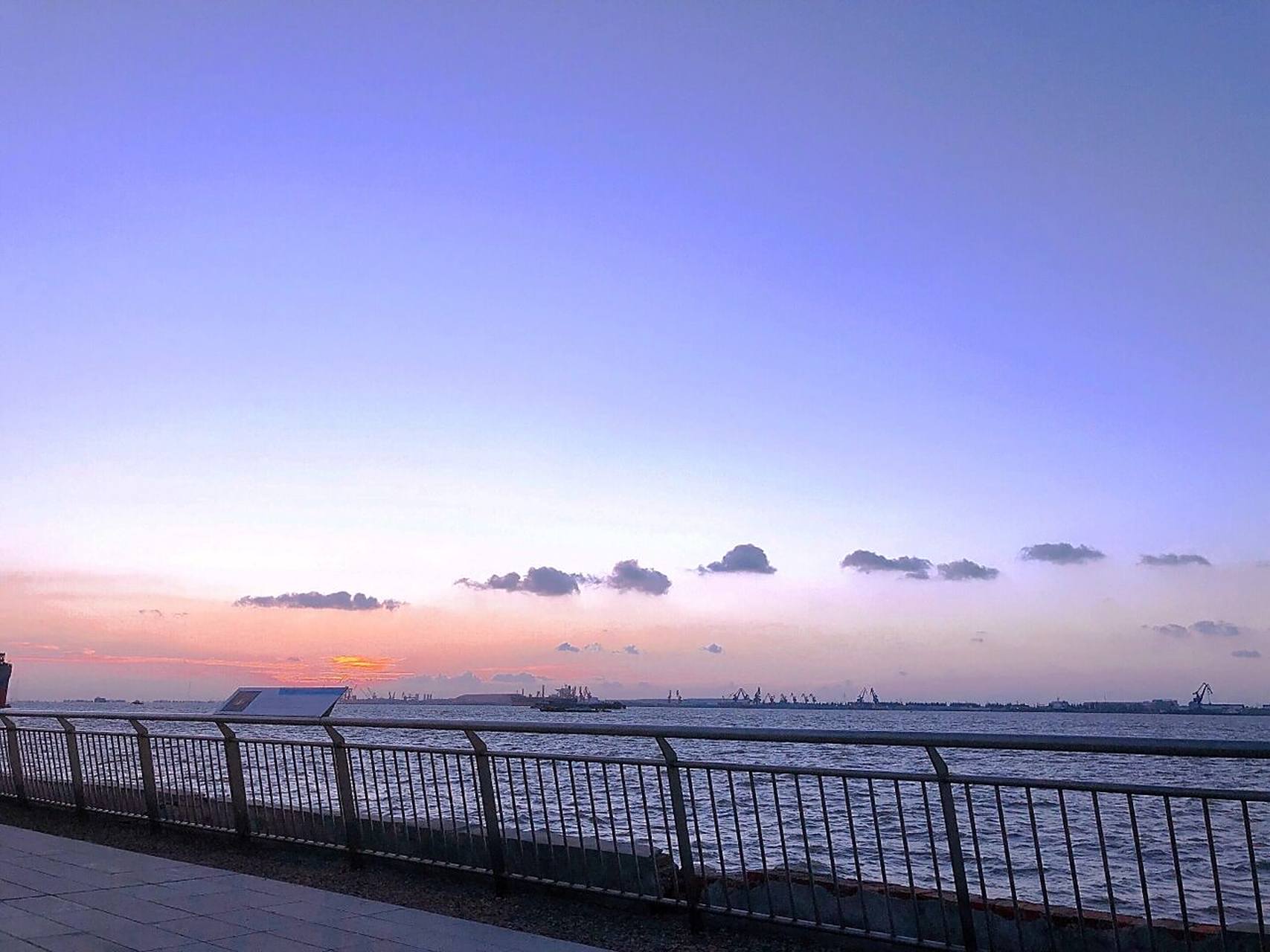 江阴网红打卡圣地  黄田港公园的落日真的美