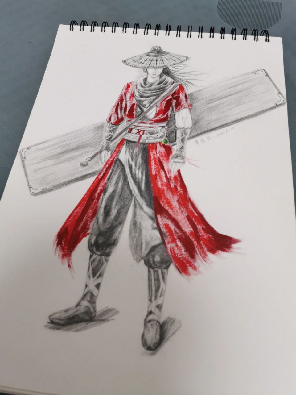 李星云手绘  老李穿红色真好看呀 6月第3张~李星云 	 对酒当歌,人生