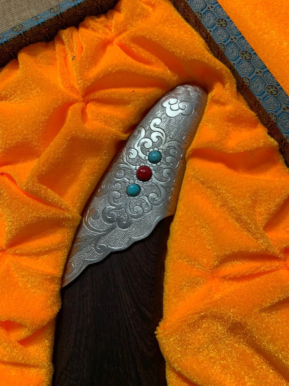 这把刀,发的人少,蒙古弯刀 蒙古刀,长生天赐,义结安达.