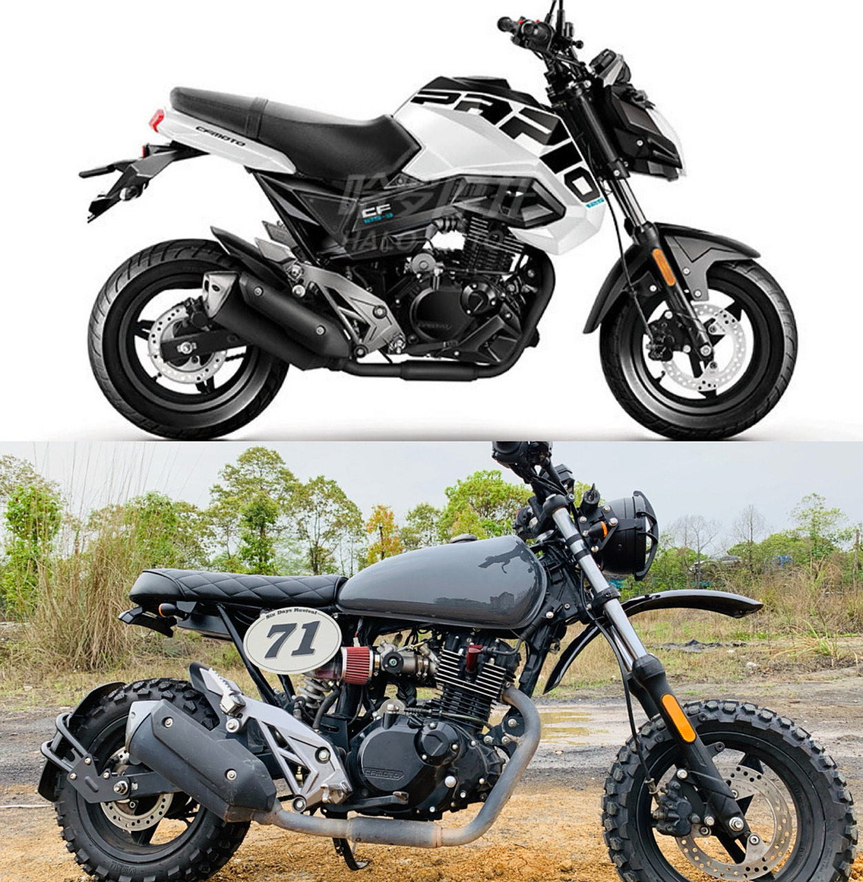 这个狒狒有点奶凶 首改春风狒狒st125 考虑到日常通勤没对排气做改装