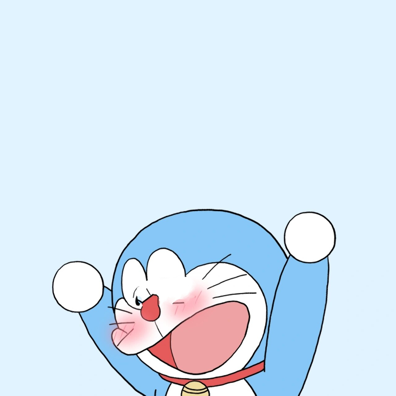 哆啦a梦壁纸主屏锁屏头像壁纸蓝胖子机器猫