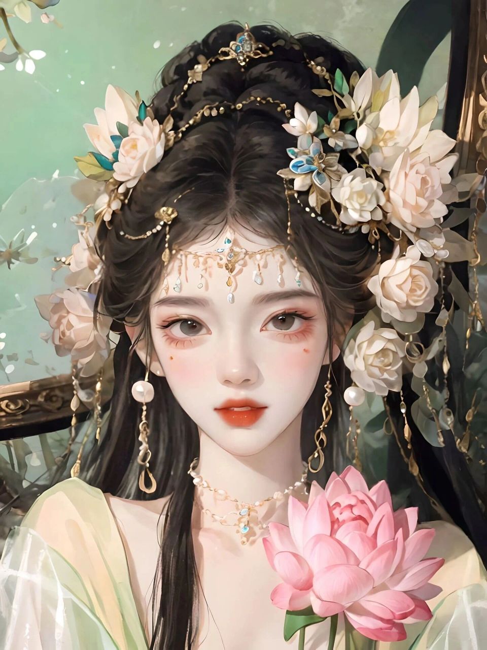 十二花神——荷花拟人