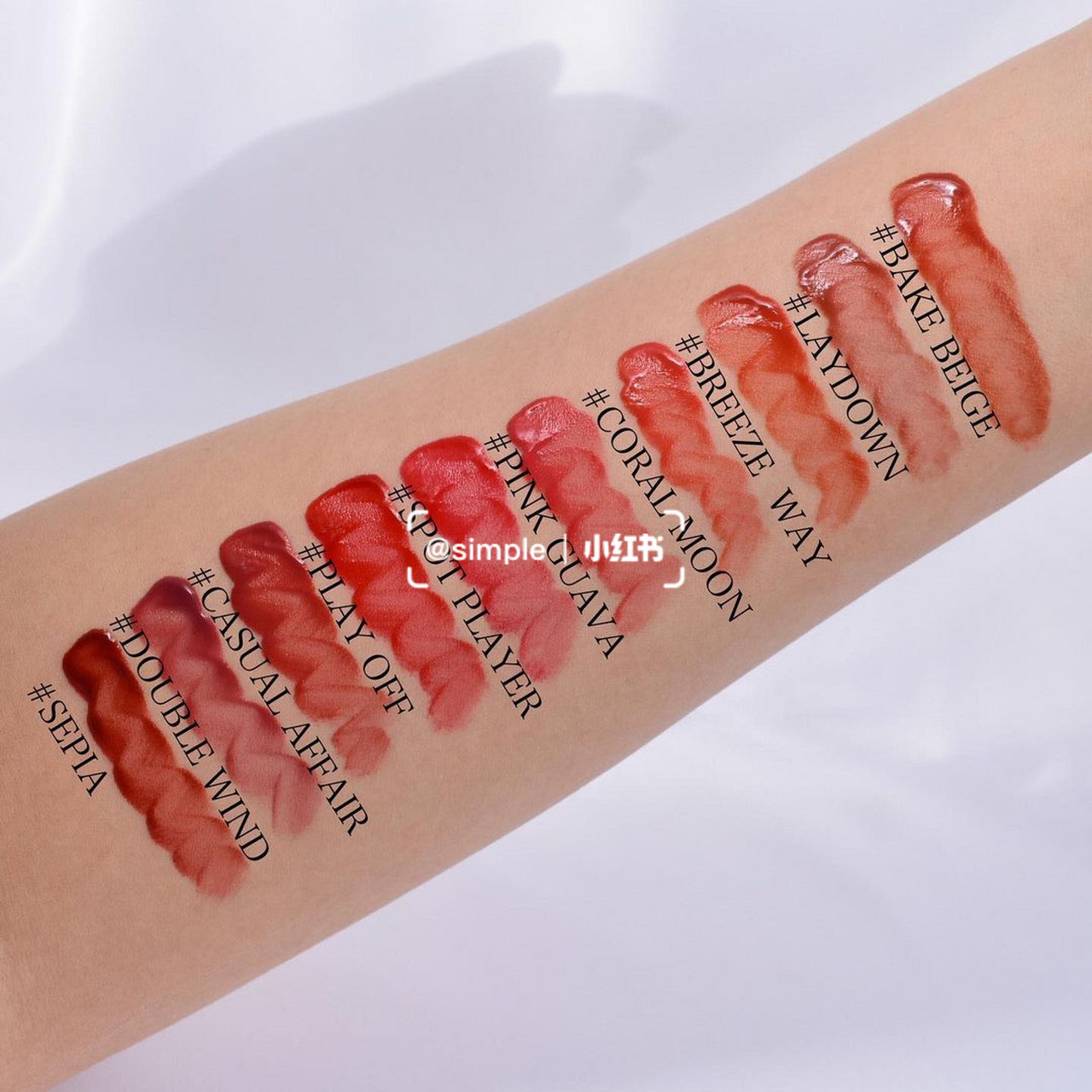 3ce新款唇釉 tawny red南瓜色最火的一支 #彩妆分享