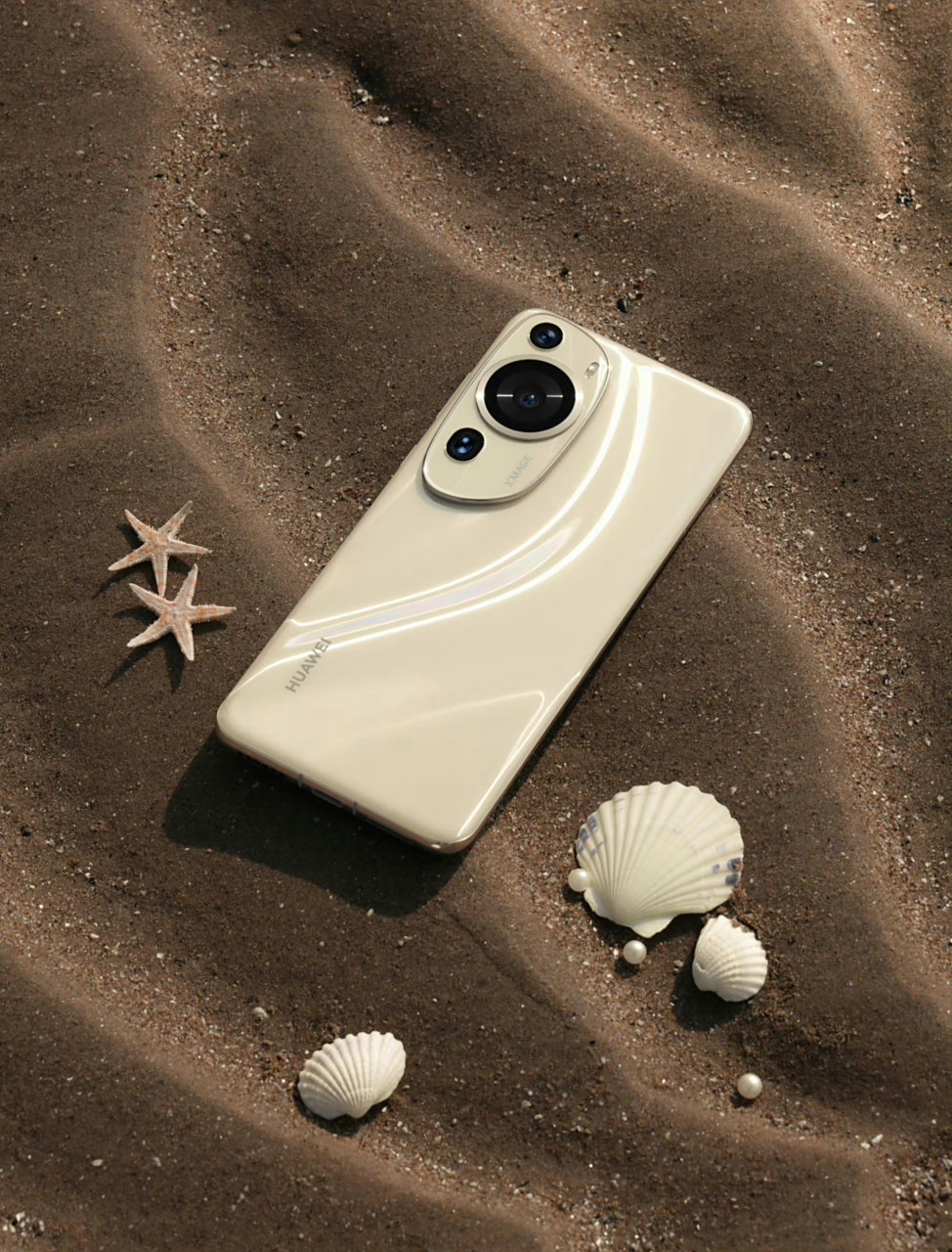 华为p60art今日开售这个金色确实好看.