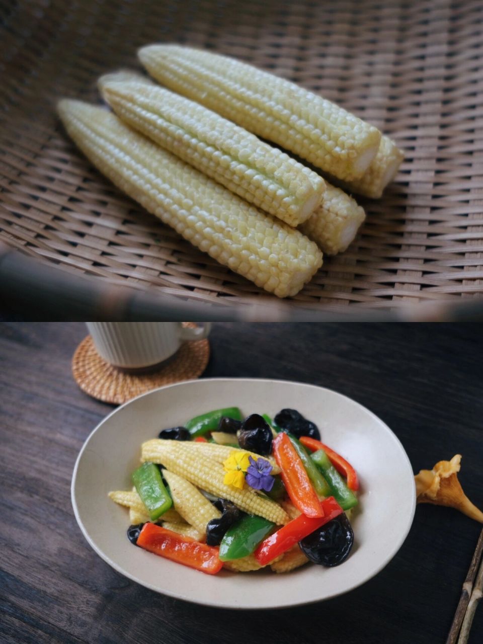 四季之味61秋——清炒玉米笋 脆脆甜甜的超好吃 玉米笋又叫珍珠笋