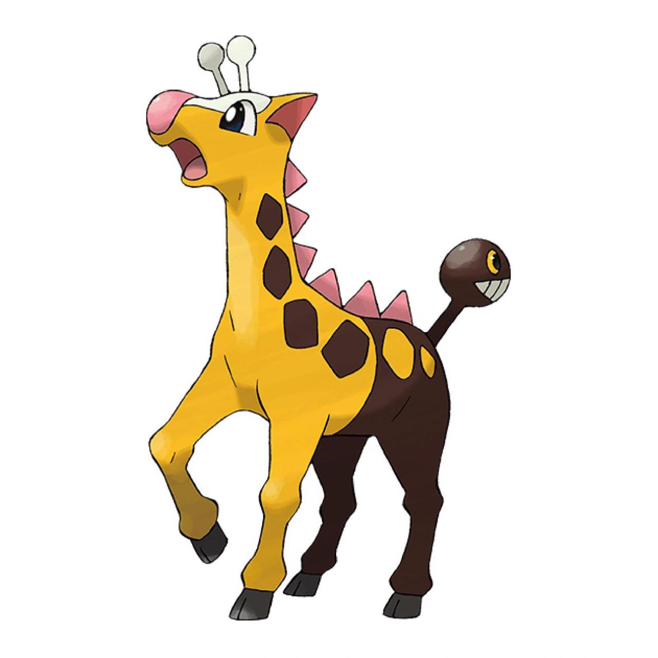 宝可梦图鉴介绍 名字:麒麟奇 分类:长颈宝可梦 属性:一般 超能力